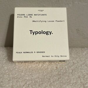 BNIB TYPOLOGY Paris Skincare Mattifying Loose Powder